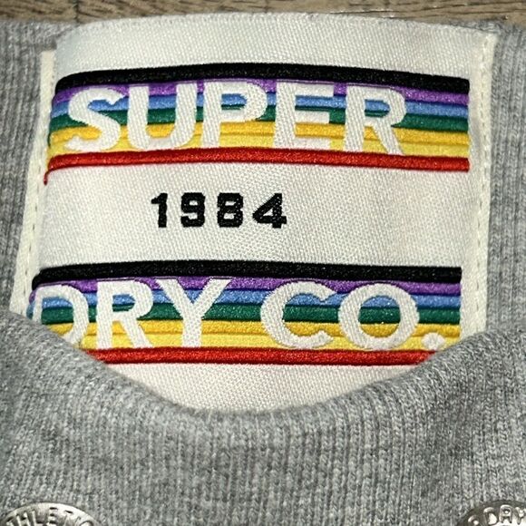 Rainbow 🌈 5Stripe Vintage Superdry Super Cool 🆒 shorts 🩳 2 Pockets drawstring 🌈 - Picture 4 of 17